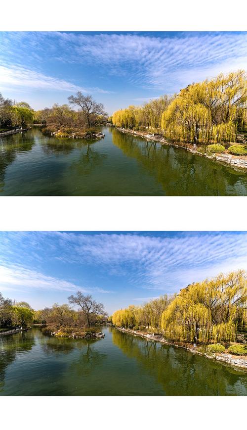 大明湖春天美景图片